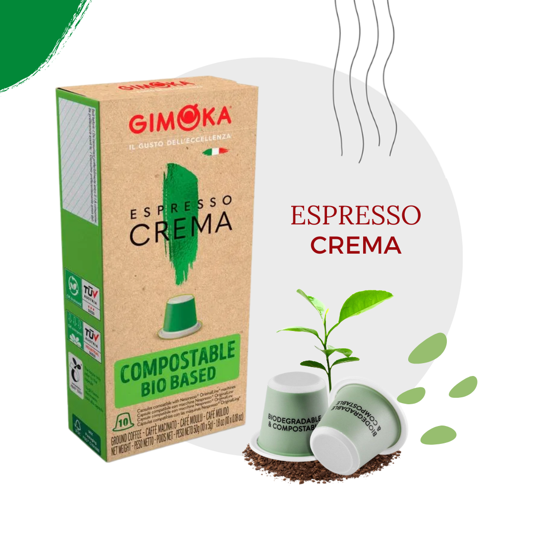 Gimoka 100 cápsulas de café compatibles con la máquina Nespresso OriginaLine